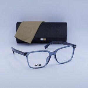 Hugo Boss BOSS 1480/F 0KB7 00 Square Eyeglasses 55mm – Transparent Grey